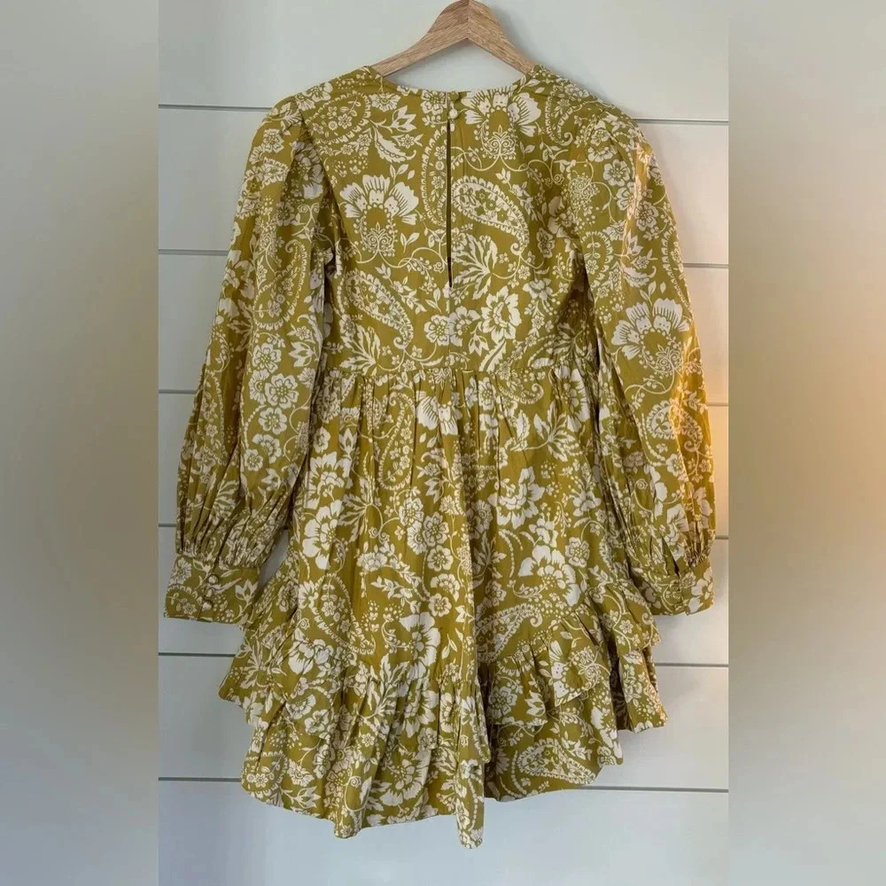 Maeve by Anthropology V-Neck Frill Puff Sleeve Mini
Dress NWT - Picture 7 of 7